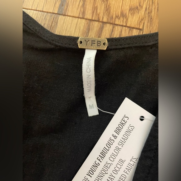 Young Fabulous & Broke black crop top - Picture 4 of 6